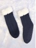 Cable Knitted Indoor Anti-Skid Slipper Socks